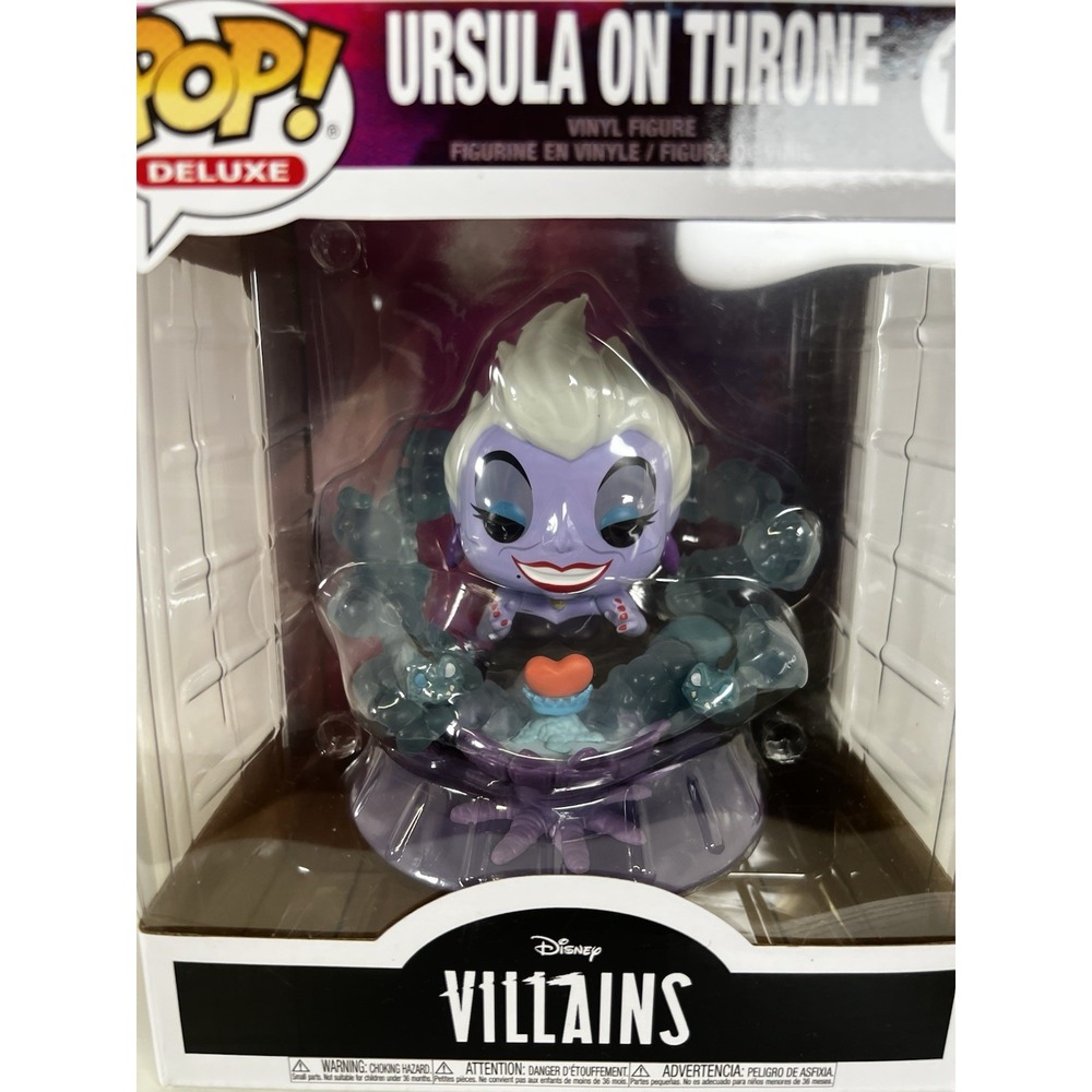 Funko Pop! Deluxe Ursula on Throne #1089 — Disney Villains, New in Box